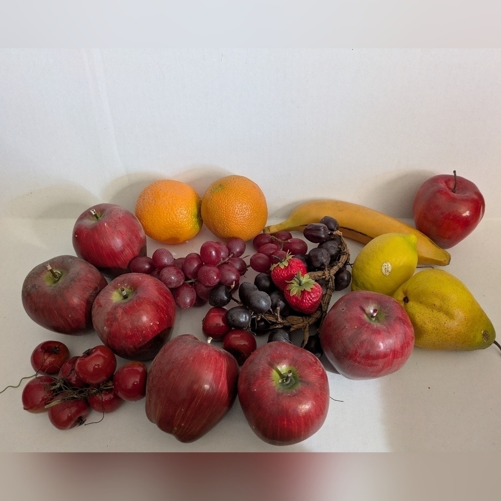 Vintage plastic fake Fruit